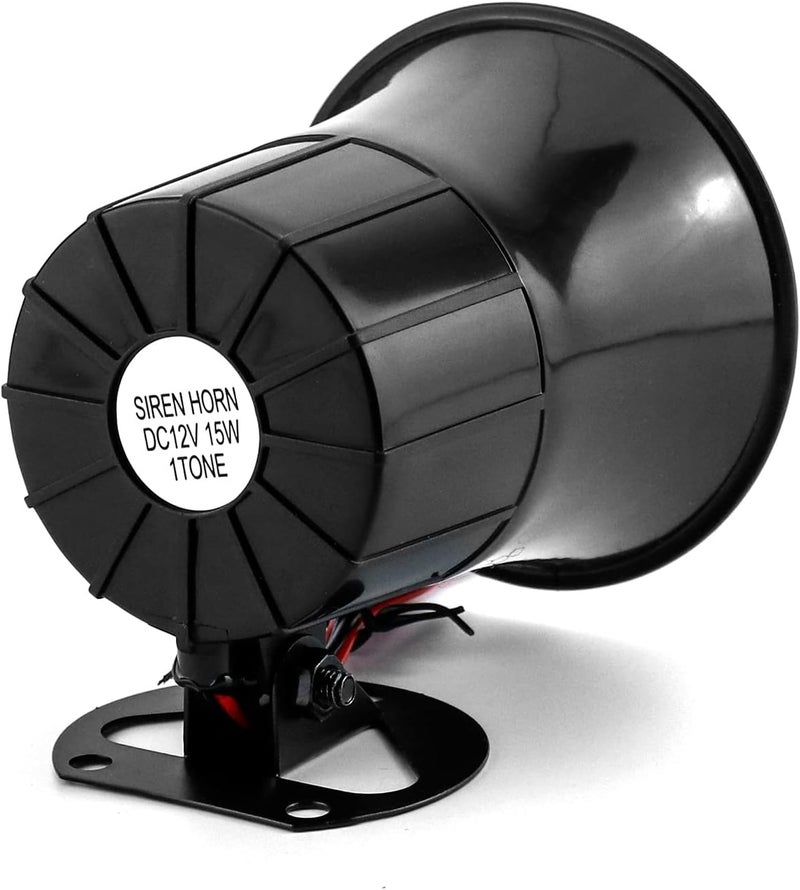 QWORK Electric Siren Horn, 2 Pack DC 12V Security Loud Wired Alarm Siren for Home Alarm System Security and Protection, 110 dB - Image 2